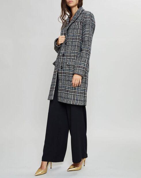 Manteau en Laine mélangée Elfy noir/gris