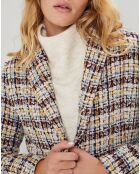 Manteau en Laine mélangée Eloi multicolore