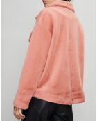 Veste en Fausse Fourrure Else rose