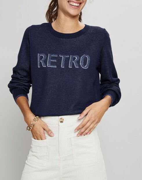 Pull Pamphile bleu nuit