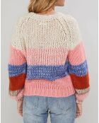 Pull en Mohair mélangé Pedro rose