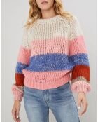 Pull en Mohair mélangé Pedro rose