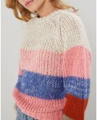 Pull en Mohair mélangé Pedro rose