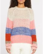 Pull en Mohair mélangé Pedro rose