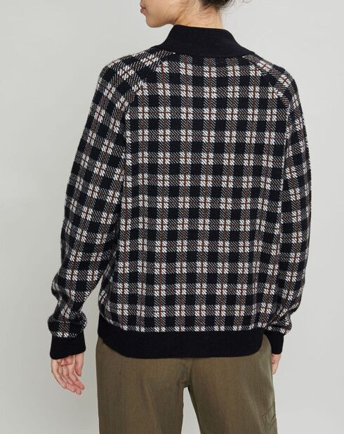 Gilet Gabriel nero/bianco