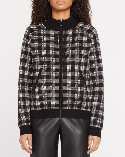 Gilet Gabriel nero/bianco