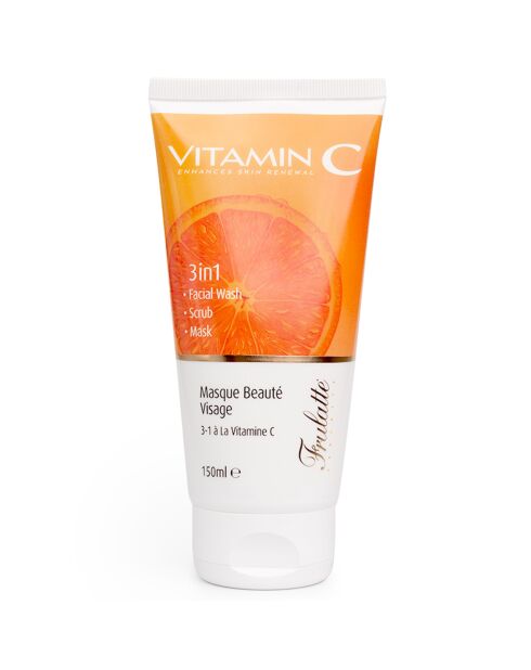 Masque visage 3-1 à la Vitamine C - 150 ml