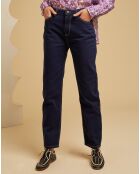 Pantalon droit en Coton Remi marine