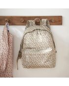 Sac à dos Fleuri kaki moyen/multicolore - 31x40x14 cm
