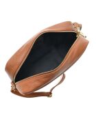 Borsa a tracolla Eva in pelle cognac - 20x27,5x9 cm