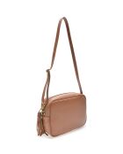 Borsa a tracolla Eva in pelle cognac - 20x27,5x9 cm