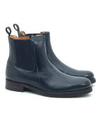 Chelsea Boots en Cuir Anboot bleu marine