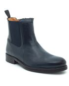 Chelsea Boots en Cuir Anboot bleu marine