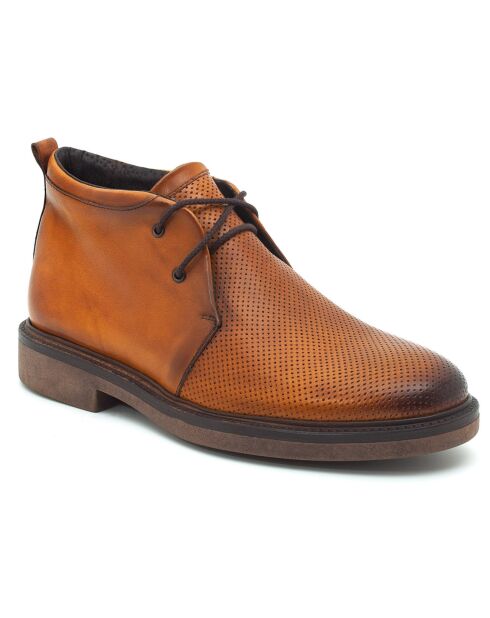 Desert Boots en Cuir Crapic camel