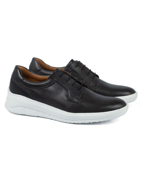 Sneakers en Cuir Crunch noires