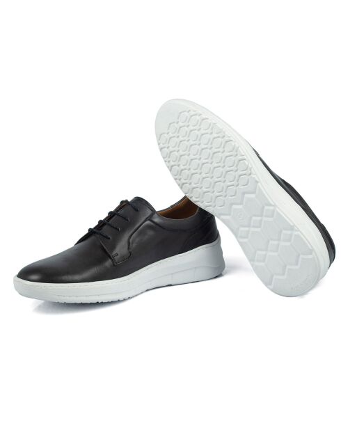 Sneakers en Cuir Crunch noires