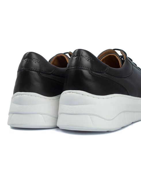 Sneakers en Cuir Crunch noires