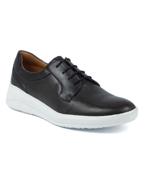 Sneakers en Cuir Crunch noires