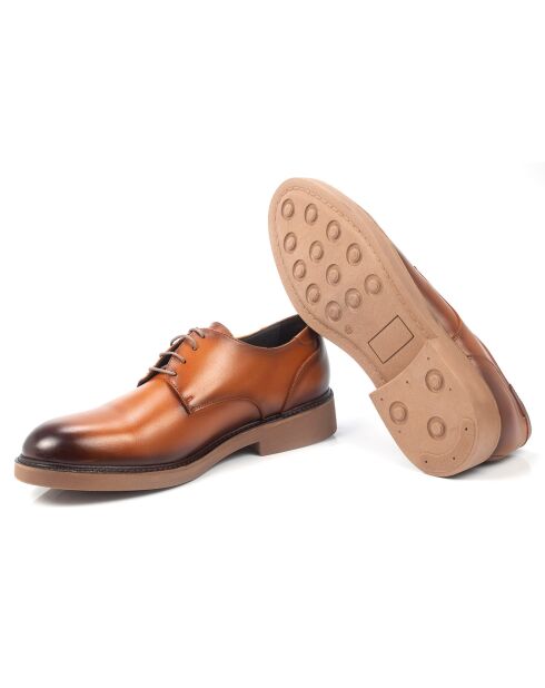 Derbies en Cuir Denver camel