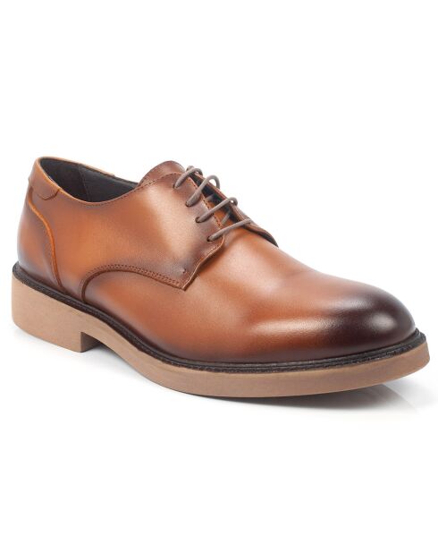 Derbies en Cuir Denver camel