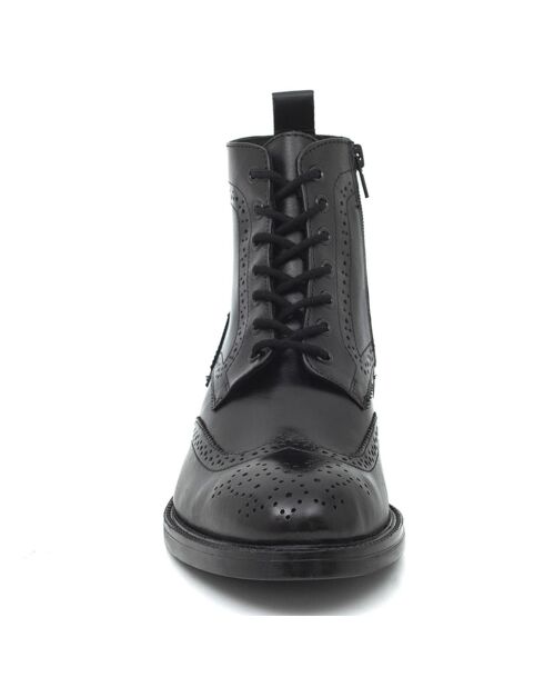 Boots en Cuir Pezmon noires