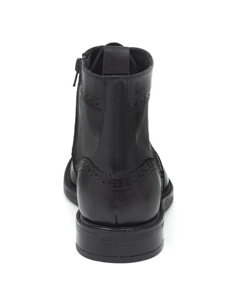 Boots en Cuir Pezmon noires