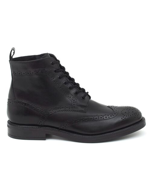 Boots en Cuir Pezmon noires
