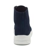 Sneakers montantes en Cuir Salto bleu marine