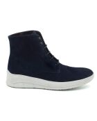 Sneakers montantes en Cuir Salto bleu marine