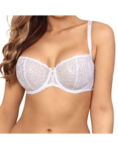 Soutien-gorge balconnet Désirée blanc