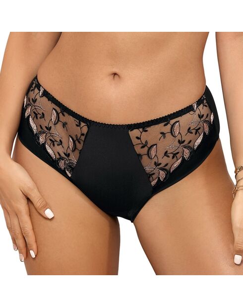 Culotte taille haute Yvonne noire