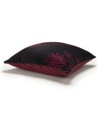 Housse de coussin Gravure prune