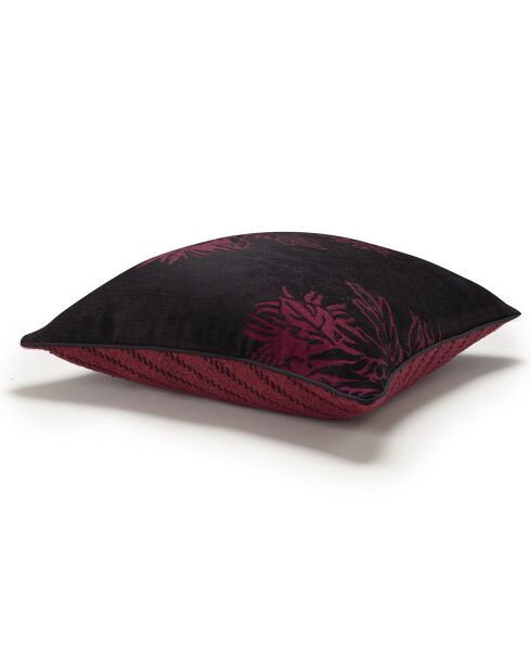 Housse de coussin Gravure prune