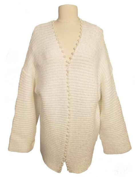 Macumba ecrufarbene Weste