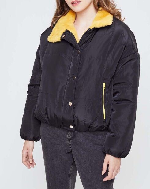 Blouson Sacre réversible noir/jaune