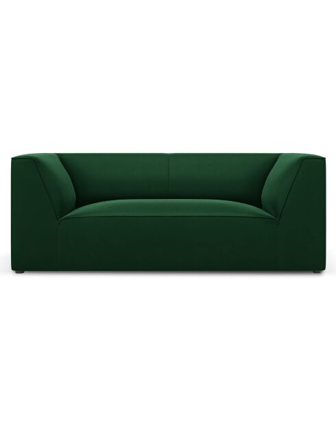 Canapé Velours Charles 2 Places vert - 174x92x69 cm