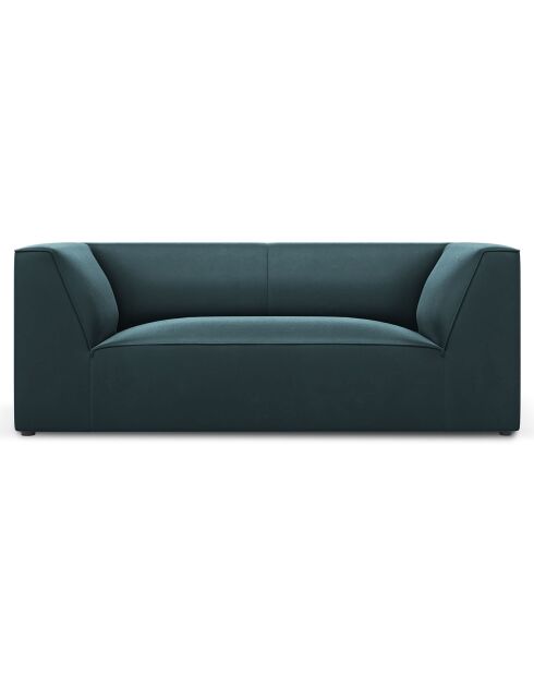 Charles 2-Sitzer-Sofa aus blauem Samt, 174 x 92 x 69 cm