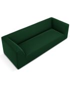 Canapé Velours Charles 3 Places vert - 232x92x69 cm