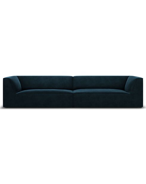 Divano Charles Velvet 4 posti Deep Petrol - 302x93x69 cm