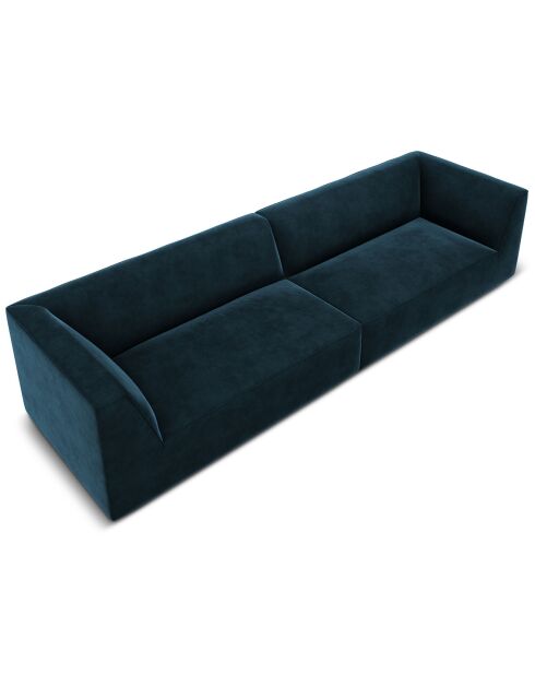 Divano Charles Velvet 4 posti Deep Petrol - 302x93x69 cm