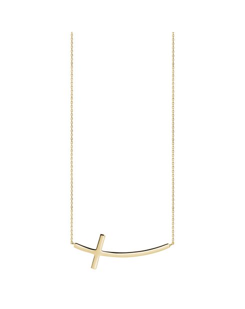 Geelvergulde zilveren ketting