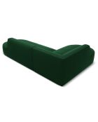 Canapé D'Angle Gauche Velours Charles 4 Places vert - 273x180x69 cm