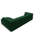 Canapé D'Angle Droit Velours Charles 4 Places vert - 273x180x69 cm