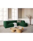 Canapé D'Angle Droit Velours Charles 4 Places vert - 273x180x69 cm