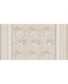 Tête de lit en vinyle Chandra beige - 80x150 cm