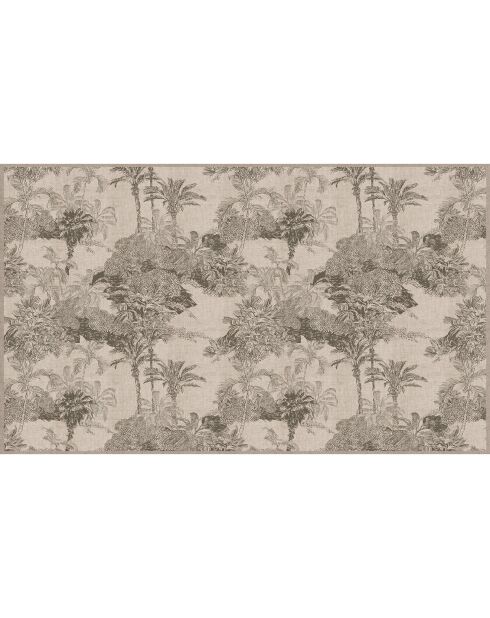 Tête de lit en vinyle Sri Lanka beige - 80x135 cm