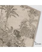 Tête de lit en vinyle Sri Lanka beige - 80x150 cm