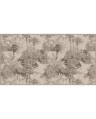 Tête de lit en vinyle Sri Lanka beige - 80x150 cm