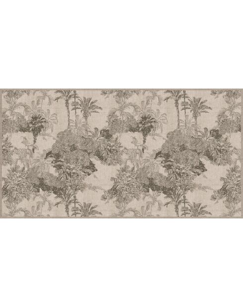 Tête de lit en vinyle Sri Lanka beige - 80x150 cm