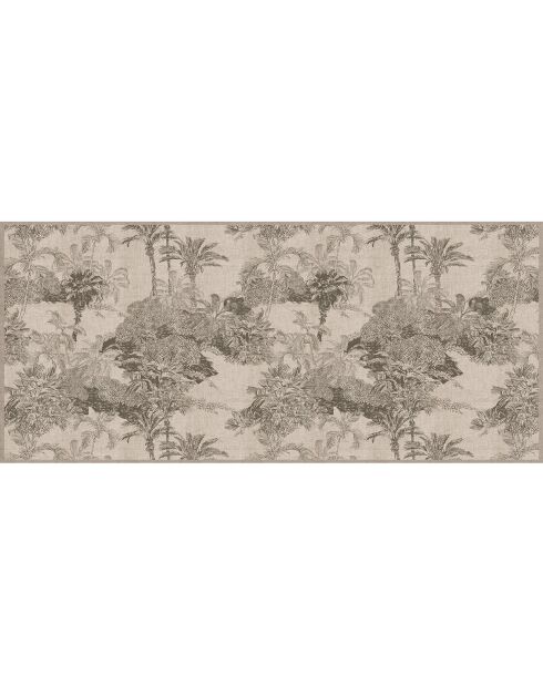 Tête de lit en vinyle Sri Lanka beige - 80x180 cm